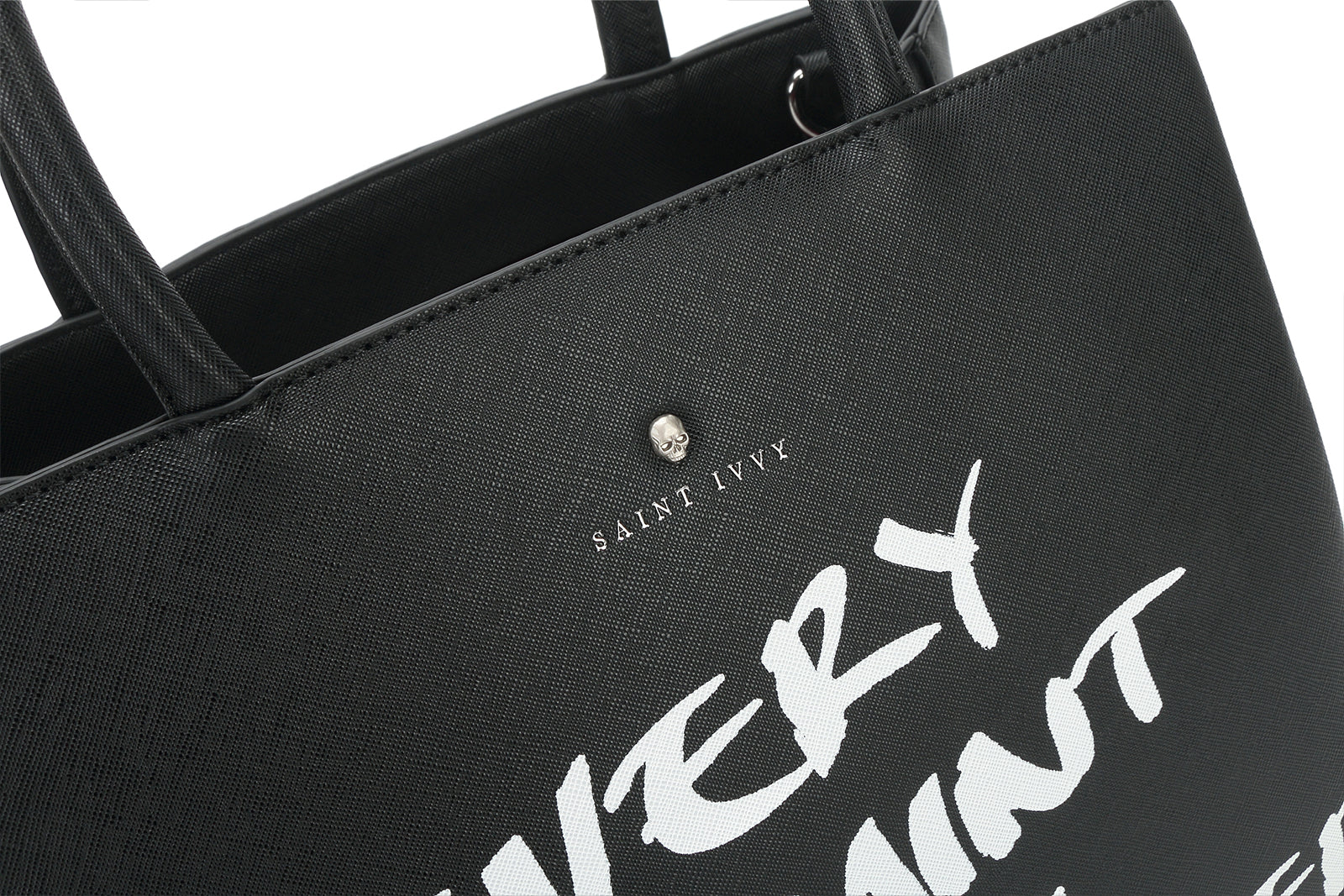 S heart tote bag large 黒 THEREDTHREAD / ザレッドスレッド】S heart tote bag large